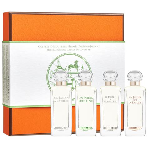 hermes parfum un jardin 50ml|hermes parfums jardins discovery set.